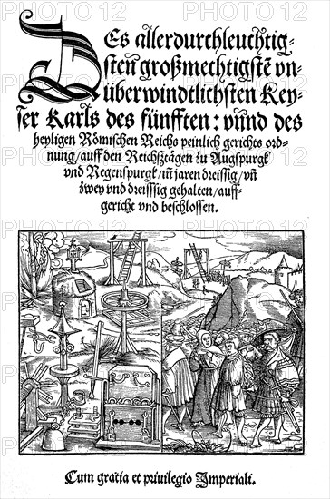 Title of the Peinliche Gerichtsverordnung