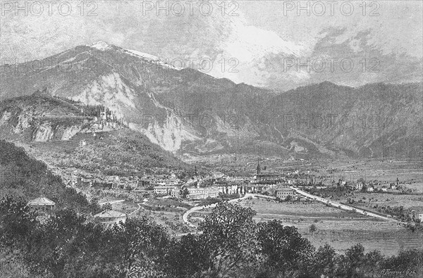 The town of Arco on Lake Garda