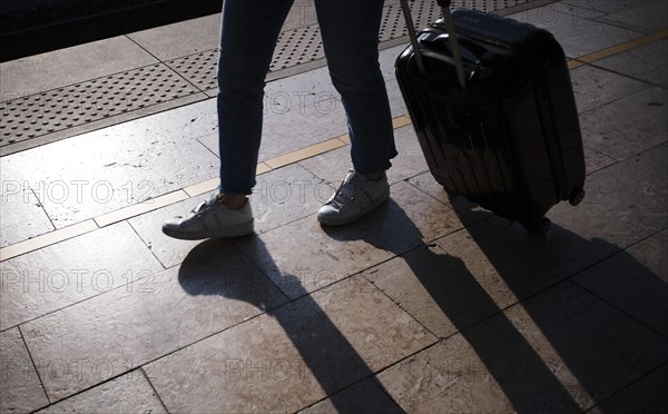 Passengers on the platform