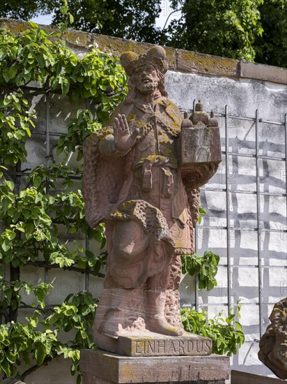 Sculpture by Einhard in the monastery garden