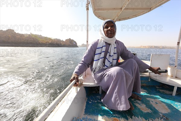 Arab boatman