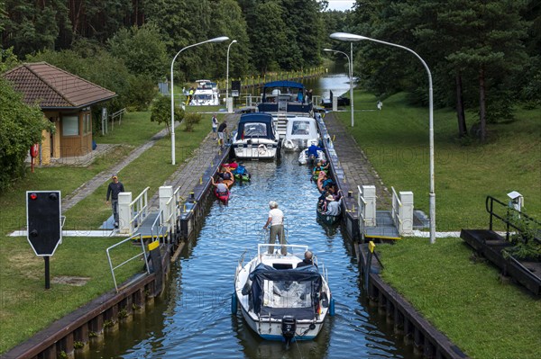 Boats at the Deminer Lock