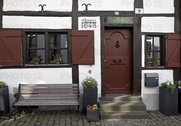 Old half-timbered house from 1648