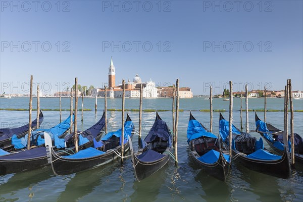 Gondolas and San Giorgio Maggiore church