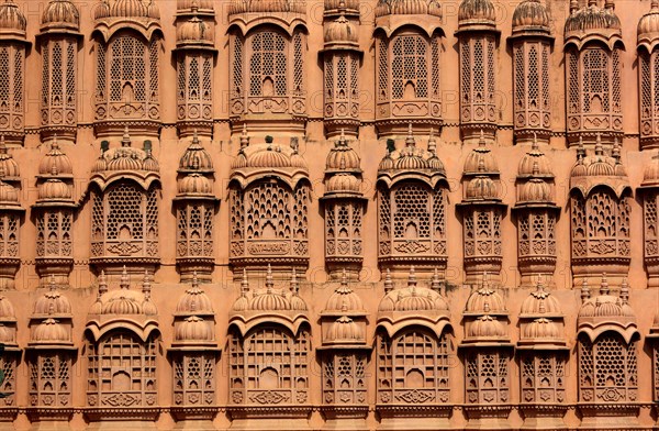 Facade of a craft centre in the old town of Amber