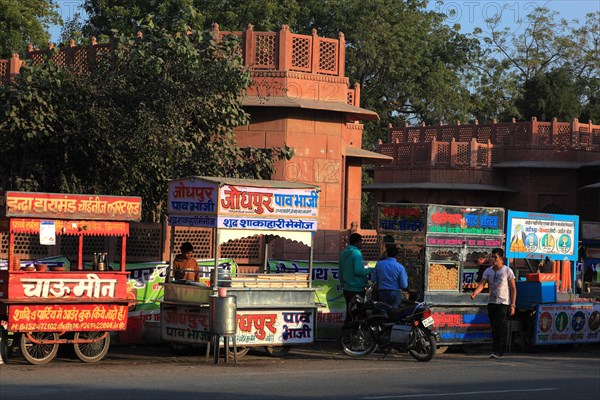 Stalls in the old town of Bikaner