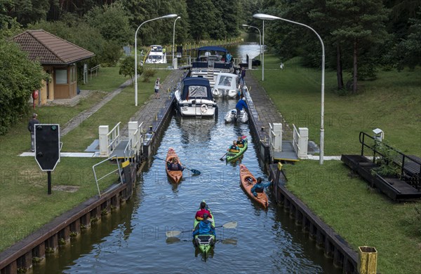 Boats at the Deminer Lock