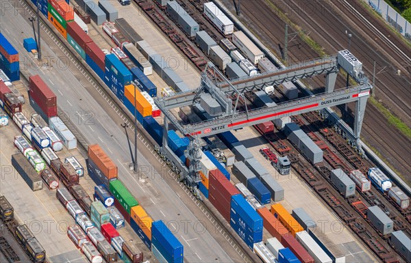 Aerial view of Billwerder loading station