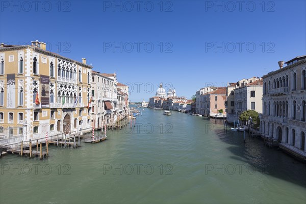 View of Venice with the Grand Canal and Basilica Santa Maria della Salute