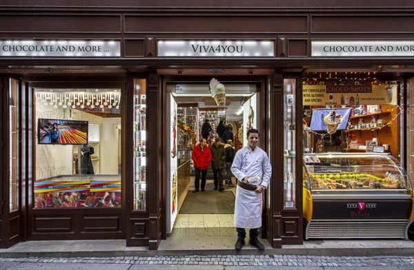 Chocolateria in the Old Town of Prague