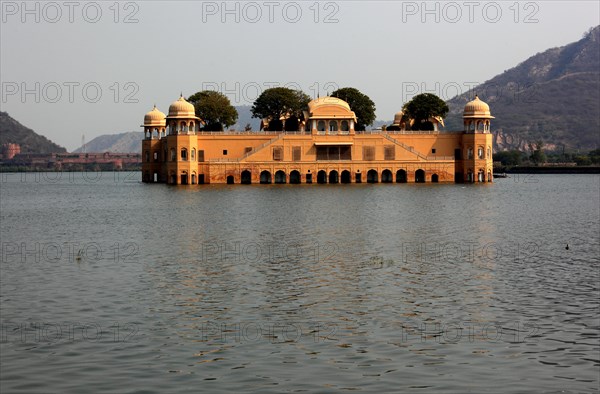 Jal Mahal Water Palace near the city of Jaipur