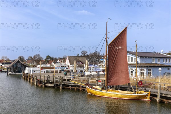 Zeesboot on the Bodden in Fischland Darss