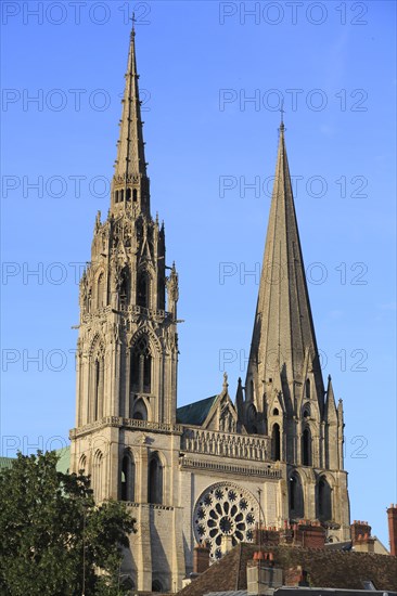 Towers of Notre Dame Cathedral of Chartres