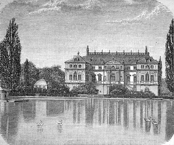 The Palace in the Great Garden in Dresden in 1878