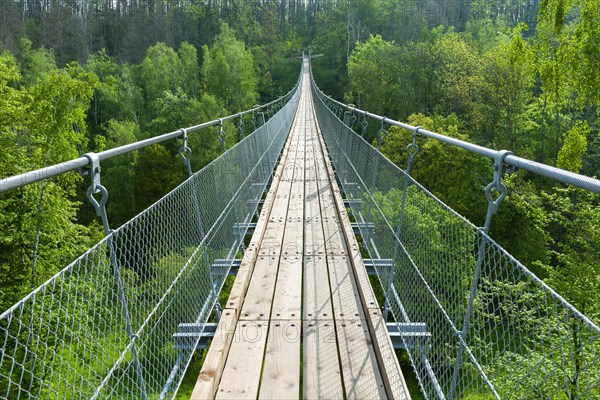 Haengeseilbruecke ueber das Baerental