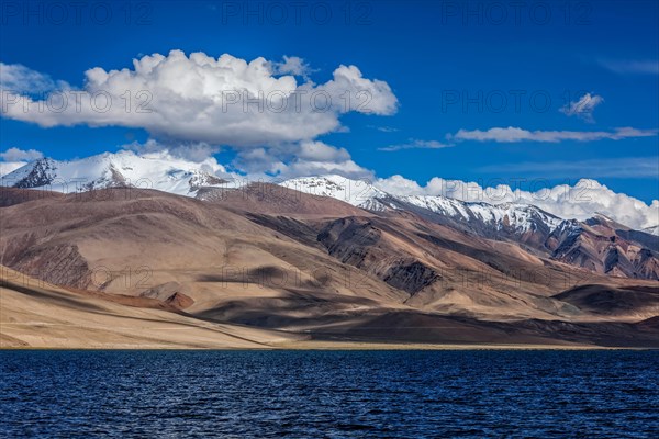 Himalayan nature high altitude lake Tso Moriri