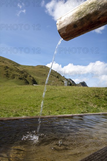 Wooden fountain