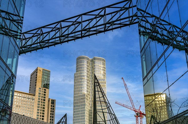 High-rise buildings at Bahnhof Zoo and Kurfuerstendamm