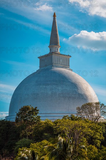 Mahaseya Dagoba ancient Buddhist stupe in Mihintale