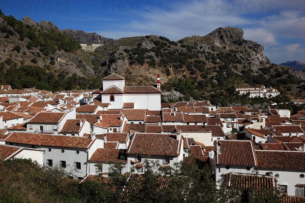 Town of Grazalema in the province of Cadiz