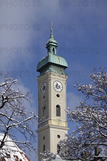 Tower of the Heiliggeistkirche at the Viktualienmarkt