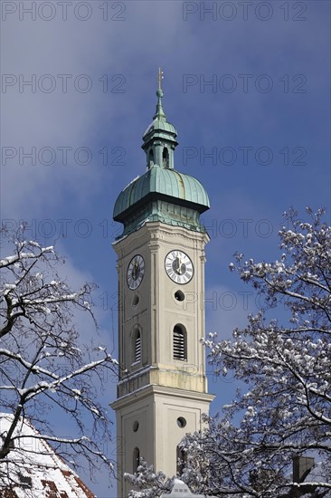 Tower of the Heiliggeistkirche at the Viktualienmarkt