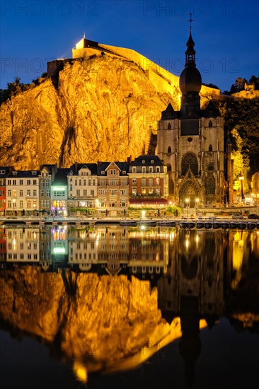 Night view of Dinant town