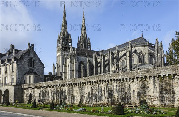 Saint-Corentin Gothic Cathedral and Musee Departemental Breton