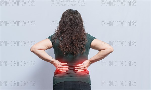 Person with spine problems