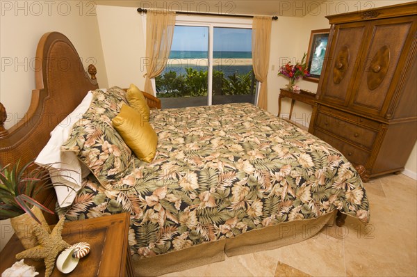 Beach-front bedroom with a view