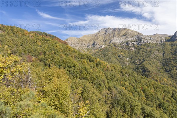 Autumn in the Ligurian Alps near Imperia