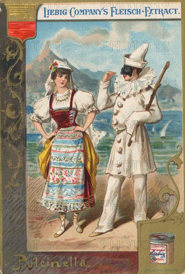 Picture series Costumes from the Italian Carnival: Pulcinella