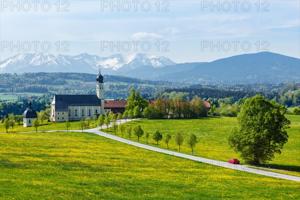 Biew of Bavaria countryside rural scene