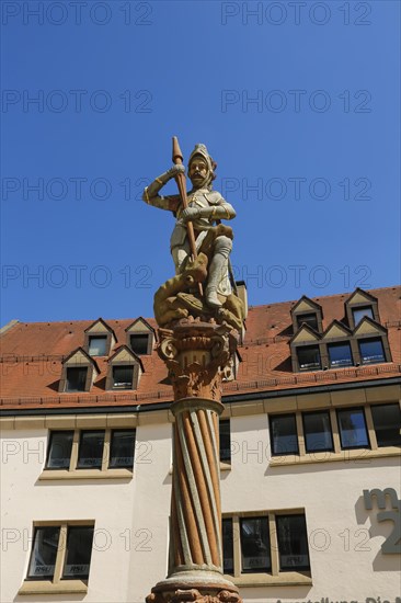 Georgsbrunnen eastern Muensterplatz