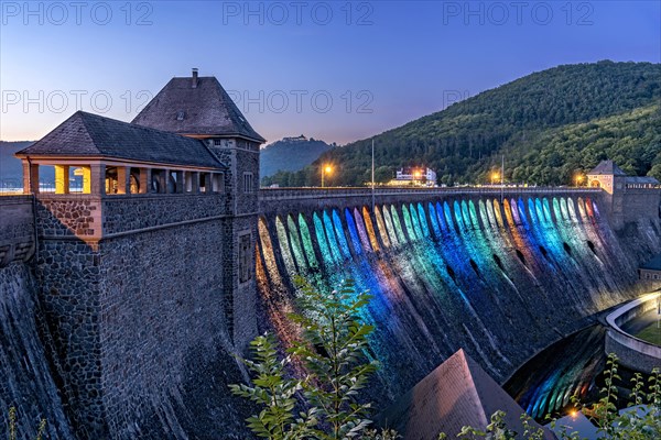 Dam in the evening light