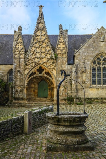 Notre-Dame-de-Roscudon church in the Flamboyant Gothic style