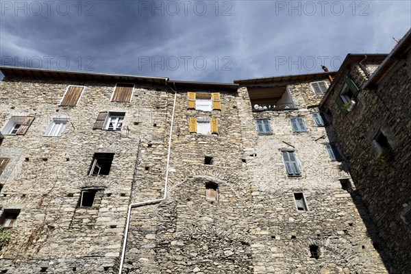 Old village in the Ligurian Alps