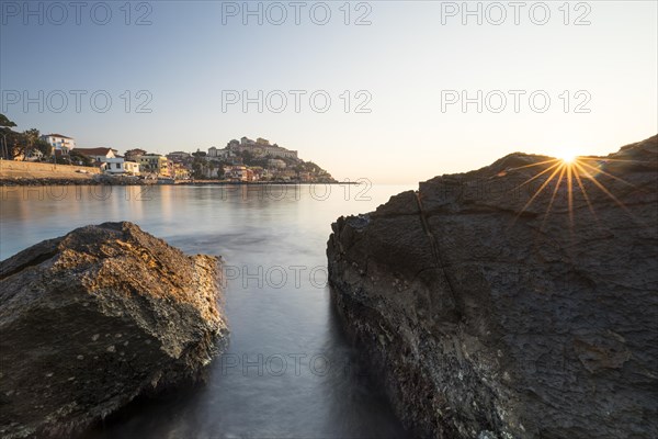 Sunrise with view of Porto Maurizio