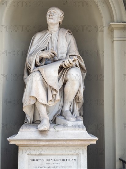 Statue von Baumeister Filippo Brunelleschi