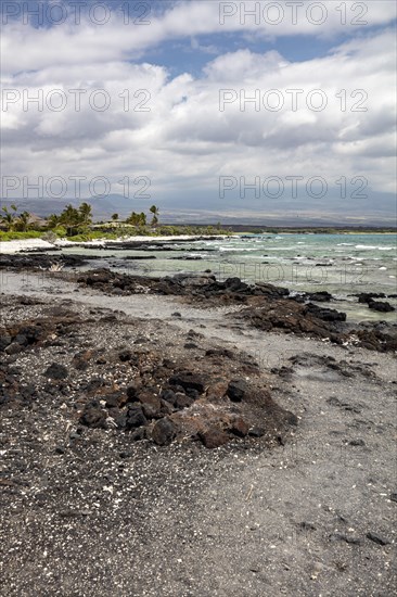 Volcanic beach