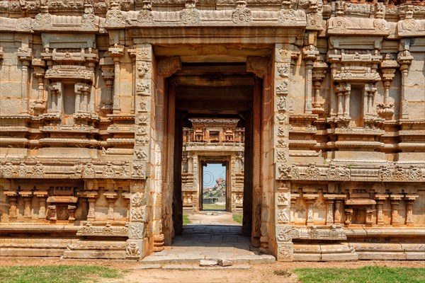 Gates in gopuram gopura