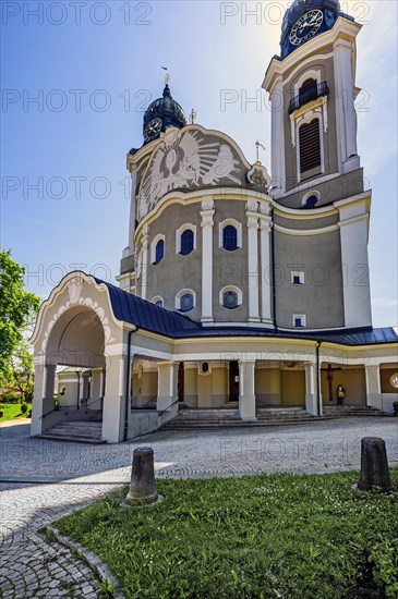 The town parish church of St. Peter and Paul