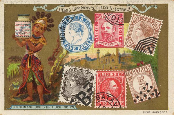 Picture series Countries and Stamps and Motifs