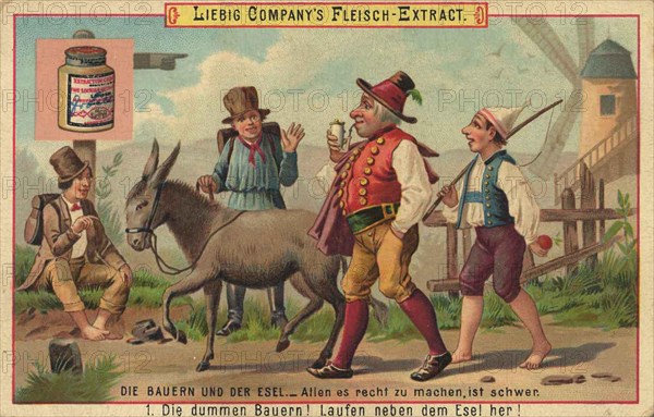 The peasants and the donkey