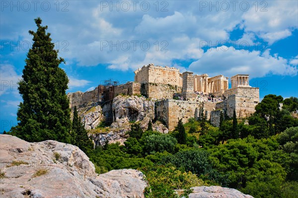 Famous greek tourist landmark