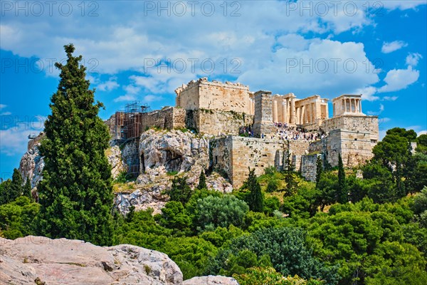 Famous greek tourist landmark