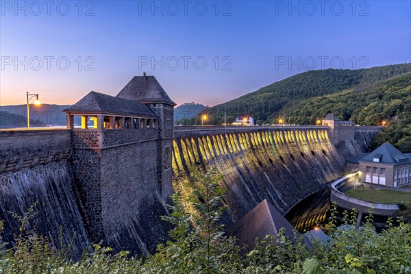 Dam in the evening light