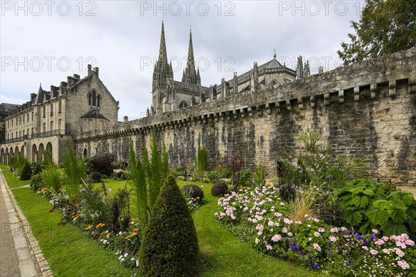 Saint-Corentin Gothic Cathedral and Musee Departemental Breton