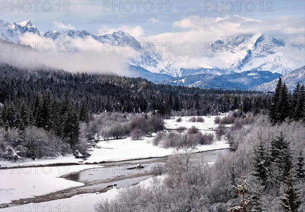 Isar between Vorderriss and Sylvenstein reservoir