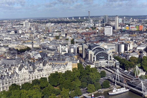 View of London from the London Eye